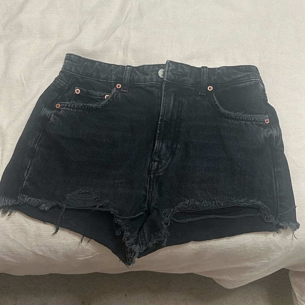 Zara high waited denim shorts
